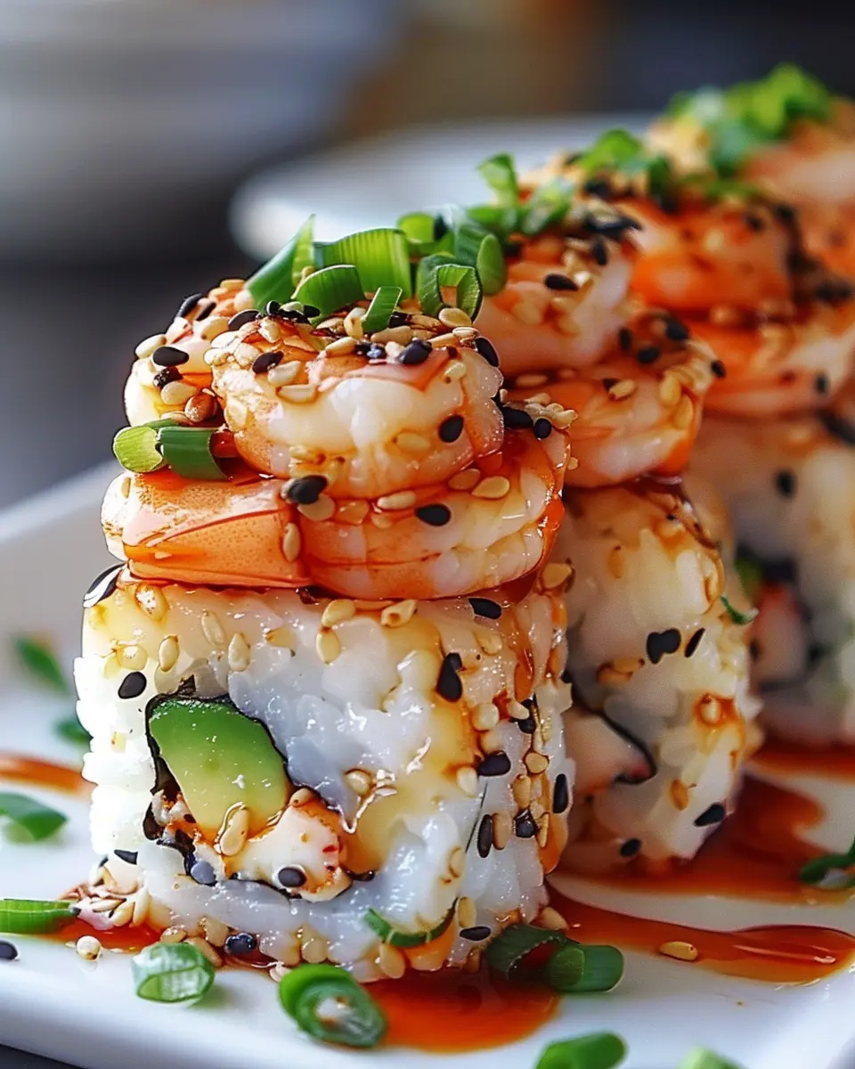Spicy Shrimp Sushi Stacks: Easy Recipe for Flavorful Fun
