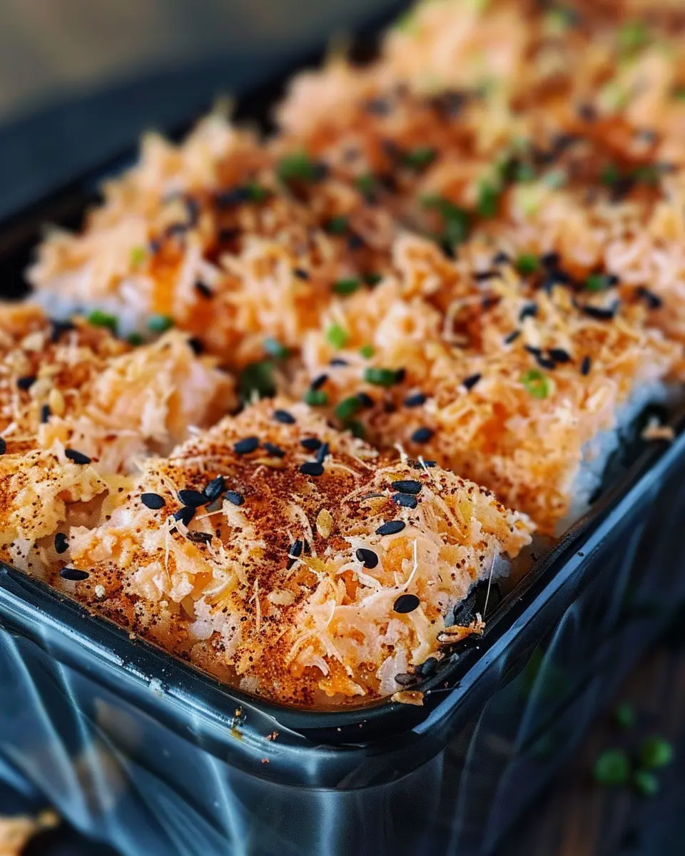 Spicy Tuna &amp; Creamy Crab Sushi Bake: Easy Indulgence at Home