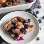 Overnight Blueberry French Toast Casserole