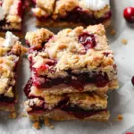 Cranberry Crumble Bars